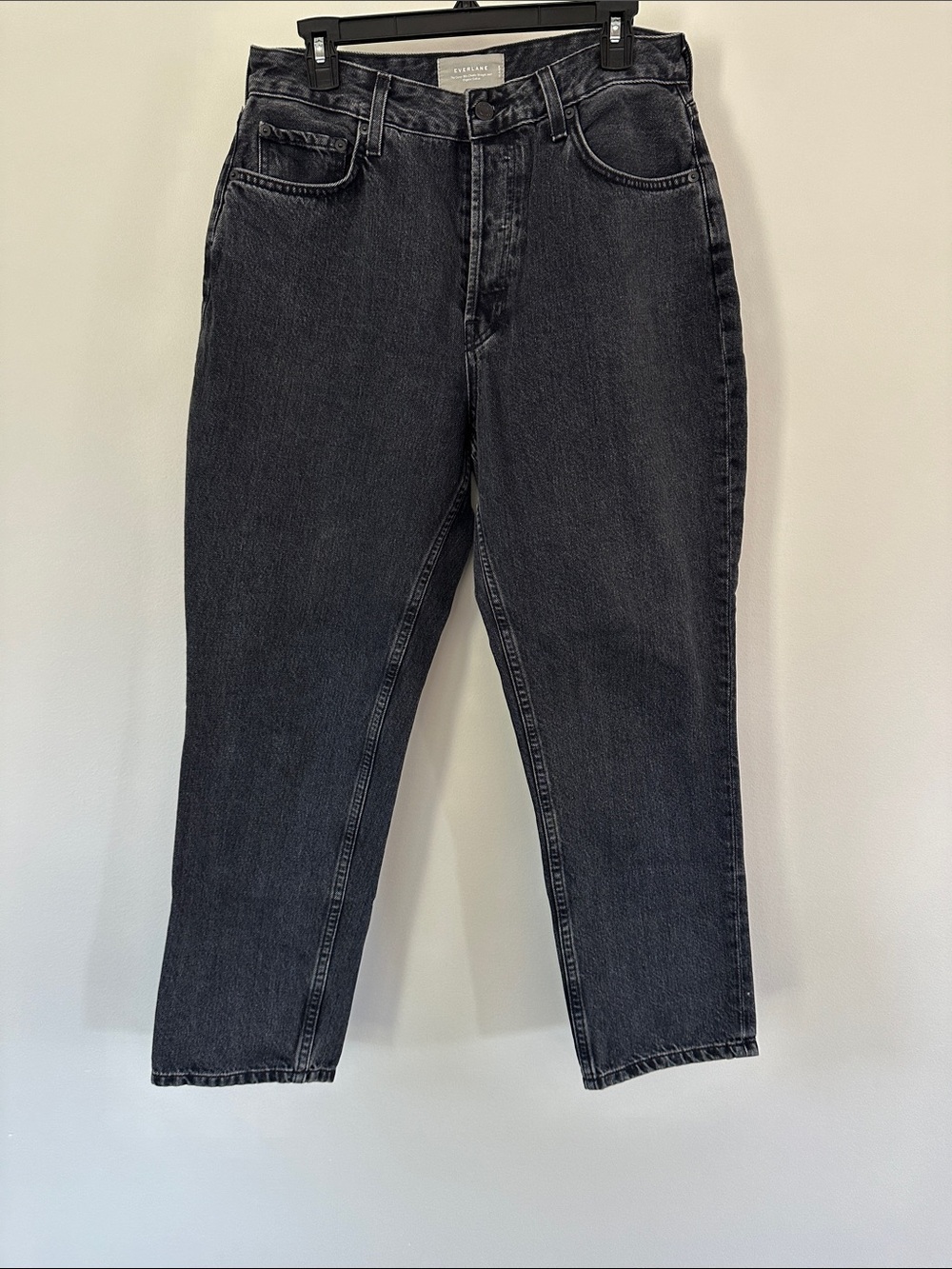 Everlane Boyfriend Jeans in Washed Black